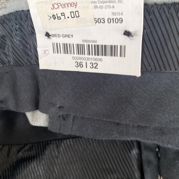 Claiborne men’s gray dress pants - Picture 4 of 5